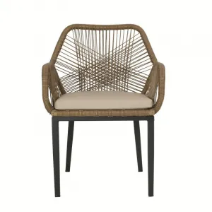 Modern Wicker Garden Chairs Aluminum Frame Embossed Design Durable Eco-Friendly Outdoor Furniture Parks Hotels Warehouses