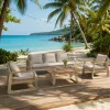 Modern lion Series Aluminum Outdoor Sofa with Waterproof Cushions Rust-Proof for Garden Courtyard Apartment Hotel