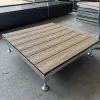 Outdoor Courtyard Garden Patio Balcony Yard Deckingready-to-install WPC Deck Modules Featuring Waterproof Slip-resistant