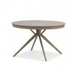 Outdoor Dining Set Durable Woven Rope Back Aluminum Frame Chairs Pandora Sintered Stone Table Modern Patio Furniture Hotel