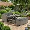 Save Space Patio Set Outdoor Garden Furniture Sofa Rattan Garden Furniture Set Garden Sets