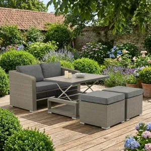 Save Space Patio Set Outdoor Garden Furniture Sofa Rattan Garden Furniture Set Garden Sets