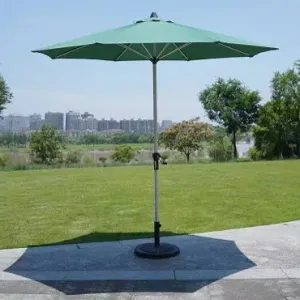 Single-top Milan Umbrella for Modern Waterproof Sun-protective Aluminum Outdoor Furniture in Coffee Shop Restaurants