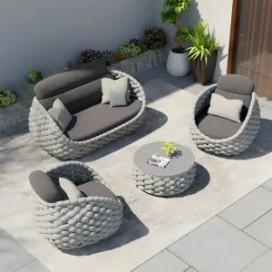 Patio Garden Villa Terrace Waterproof Sunproof Outdoor Leisure Sofa Set