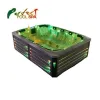 Talent Spa Outdoor 12-Person Spa Tub Smart Controller LCD TV Smart Panel Acrylic Constant-Temperature Heating Bubble Massage