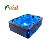 Talent Spa Outdoor 12-Person Spa Tub Smart Controller LCD TV Smart Panel Acrylic Constant-Temperature Heating Bubble Massage