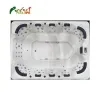 Talent Spa Outdoor 12-Person Spa Tub Smart Controller LCD TV Smart Panel Acrylic Constant-Temperature Heating Bubble Massage