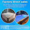 Talent Spa Outdoor 12-Person Spa Tub Smart Controller LCD TV Smart Panel Acrylic Constant-Temperature Heating Bubble Massage