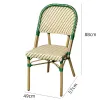 Top Furniture Modern Durable Aluminum Alloy Outdoor Waterproof Sunscreen Non-Foldable Table Chair Set 3-Year Warranty Patio