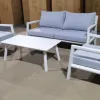 VANGARDEN Modern Aluminum Rattan Outdoor Furniture Garden Sofa Set 5 Seater Waterproof Cushion Living Room Courtyard Hotel