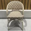 VANGARDEN Modern Outdoor Dining Set Teslin Fabric Chairs Aluminum Frame Table-UV-Resistant Durable Waterproof Quick-Dry Outdoor