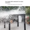 VANGARDEN Nordic Modern Durable Aluminum Foldable Metal Dining Table Chair Waterproof Outdoor Furniture 1-Year Warranty for