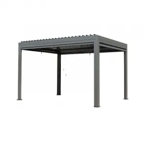 VANGARDEN Outdoor Courtyard Aluminum Alloy Four-corner Pavilion New Chinese Style Modern Villa Yard Leisure Pavilion Waterproof