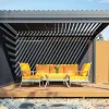 VANGARDEN Outdoor Courtyard Aluminum Alloy Four-corner Pavilion New Chinese Style Modern Villa Yard Leisure Pavilion Waterproof