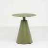 VANGARDEN VD102038A Contemporary Aluminum Alloy Waterproof Outdoor Poolside Coffee Table for Villa Patio