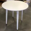 70cm Tapered Leg Table Carbon Steel Top Aluminum Legs Square and Round Styles Modern Indoor Outdoor Dining Side Table