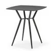 3p Modern Woven Rope Chair Square Sintered Stone Table Dining Set Weather Resistant Aluminum Frame 2-Seater Outdoor Furniture