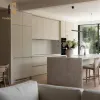 Apartment Project Wood Veneer Kitchen Cabinet Modern Set Full Design Home Small Kitchen Unit Kitchen Cabinets