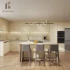 Australian Modern High Gloss Square Modular Eco-friendly Apartment Complete Melamine Acrylic Kitchen Cabinets with Sink