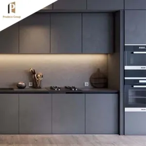 Australian Standard Factory in Guangzhou Customized Design Modern Eco-Friendly Islands Kitchen Cabinets with Sink and Hinge