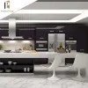 Best Design Modern Modular Hotel Kitchen Cabinets with Acrylic Finish Sink Apartment-Friendly Storage Solutions