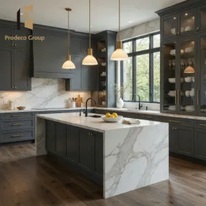 Black High End House Project Melamine Kitchen Cabinet Modern Complete Set Home Kitchen Cabinet Storage Kitchen Cabinets