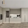 Custom Modular Flat Panel Full Wooden Modern Lacquer Resin Kitchen Cabinets Sink Hinge Marble Laminate Faucet for Villa