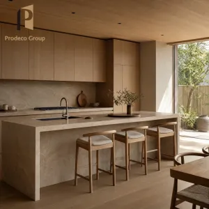 Frameless Kitchen Cabinet Modern Style Solid Wood Door Whole House Builder Project Kitchen Cabinets