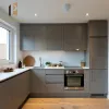 Gray Kitchen Cabinet Furniture Custom Set Modern Design Full Home Kitchen Cupboard Kitchen Cabinets