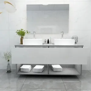 Guangzhou Modern Water Resistant Melamine Framed Bathroom Vanity for Villa Apartment