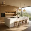 Kitchen Cabinet Solid Wood Door Plywood Waterproof Indoor Residential Project Kitchen Cabinets