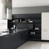 Hot Selling PRODECO Modern RTA Modular Kitchen Cabinets Sink Marble Laminate Faucet Drawer Basket Particleboard Construction