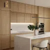 Kitchen Cabinet Custom Wood Waterproof Design Modern Style Full Set Home Kitchen Cupboard Kitchen Cabinets