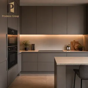 L Shaped Kitchen Cabinet Modular Storage Unit Whole House Developer Construction Project Kitchen Cabinets
