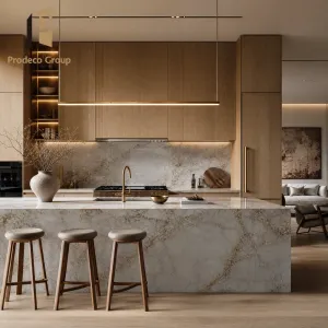 Melamine Faced Kitchen Cabinet Modern Style Whole House Custom Builder Development Kitchen Cabinets