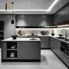 Melamine Kitchen Cabinet Modern Design Whole House Builder Construction Project Kitchen Cabinets