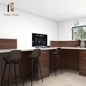 Modern Adjustable Wooden Office Cabinet with Modular Design for Hospital Use and Commercial Storage