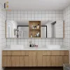 Modern Luxury Bathroom Vanity Double Sink Design Wood Bathroom Vanity Cabinets