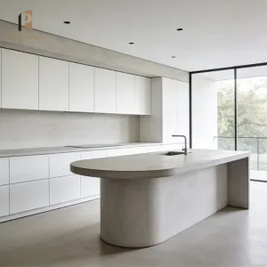 Modern Modular Eco-friendly White Kitchen Cabinet Full Set with Sink Faucet Hinge and Drawer Basket