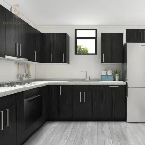 New Model Modular Modern Kitchen Cabinet with Sink Hinge Drawer Basket Faucet-China
