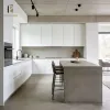 Popular Pvc Home Kitchen Cabinet Wood Custom Plywood High Gloss Luxury Modern Kitchen Cabinets Design