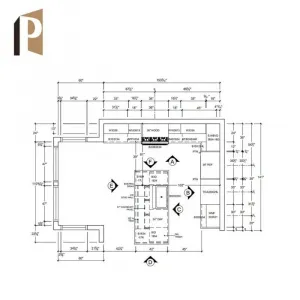 Professional 2D CAD and 3D Rendering Design for Modular Kitchen Cabinets with Melamine Board Villa Application From Prodeco
