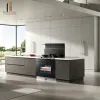 Smart Modular Kitchen Cabinet Modern Design Pull Organizer Storage Base Cabinet High Gloss White Black Acrylic Faucet Hinge Sink