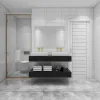 Wood Bathroom Cabinet Led Bathroom Mirror Cabinet Apartment Bathroom Cabinets Design