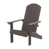 Adirondack Chair Folding Durable Plastic Chair Waterproof Outdoor Chair Garden Backyard Folding Furniture