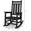 Adirondack Chair Outdoors Garden Park courtyard Furniture Rocking Chairs Plastic Rocking Chairs