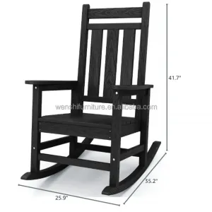 Adirondack Chair Outdoors Garden Park courtyard Furniture Rocking Chairs Plastic Rocking Chairs