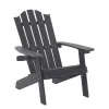 Adirondack Chair Wood Folding Outdoor Patio Fire Pit Chair Poolside Chair Practical Waterproof Durable Aesthetically Pleasing