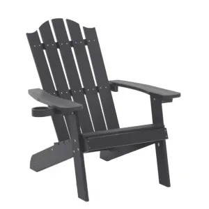 Adirondack Chair Wood Folding Outdoor Patio Fire Pit Chair Poolside Chair Practical Waterproof Durable Aesthetically Pleasing