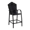 Chairs HIPS Plastic Wood Design Top View bar Chairs for Home Outdoor Patio Set Furniture